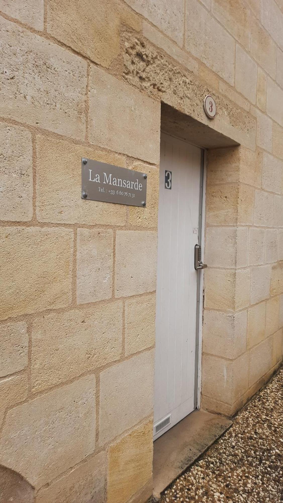 La Mansarde Lejlighed Saint-Émilion Eksteriør billede